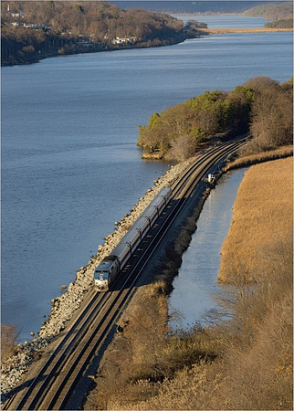 Amtrak At Bear Mountain