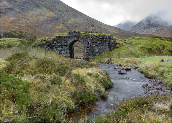 Stone Bridge Over Brook