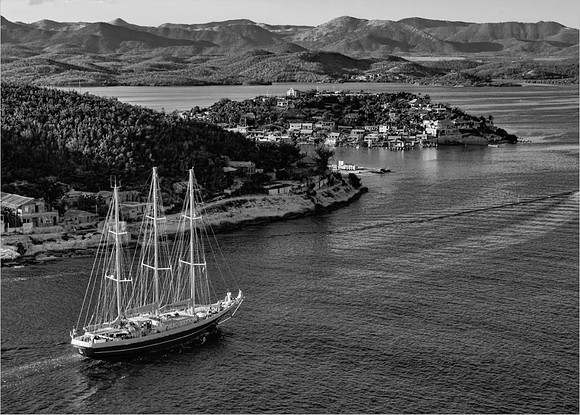 Sailing Into Santiago Bay