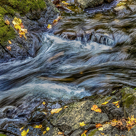 Cascading water