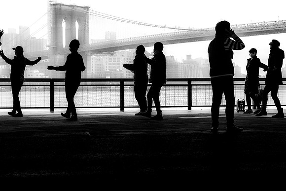 Brooklyn Bridge Silhouettes